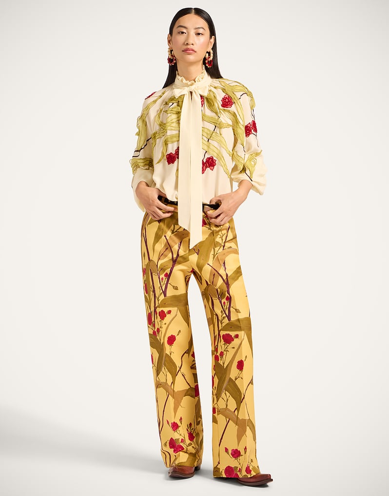 La DoubleJ Cerere Blouse La DoubleJ Cerere Blouse Bamboo Buttercream SHI0149EMB117BMB04WH09