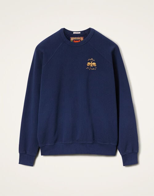 La DoubleJ The Biggie Concert Sweatshirt La DoubleJ The Biggie Concert Sweatshirt Bug Off Blue SWE0041JER060BUG01BU03