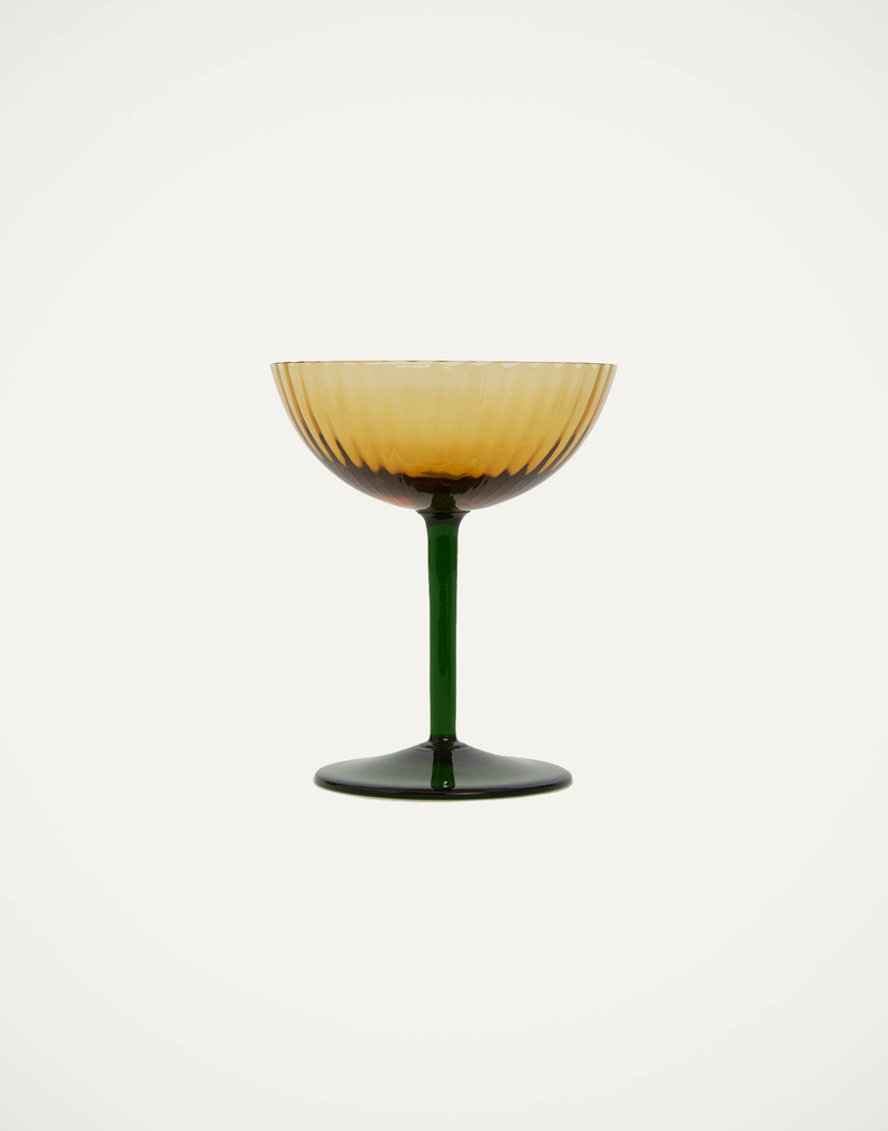 La DoubleJ Champagne Coupe Set of 4 La DoubleJ Champagne Coupe Set of 4 Rainbow Mix GLA0013MUR001ASS0004