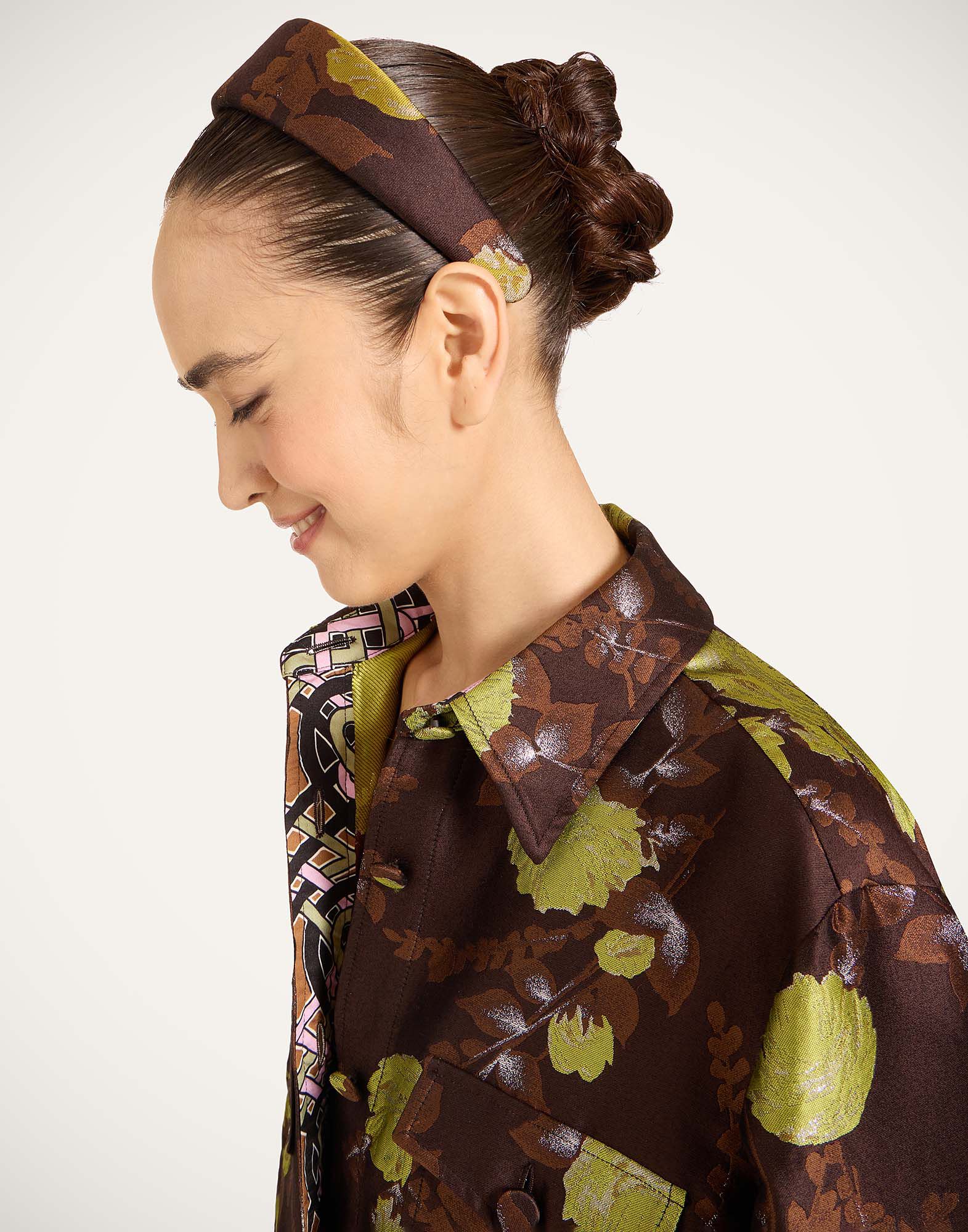 La DoubleJ Flat Headband Devon Brown HEB0023JCQ141DEV05BR02