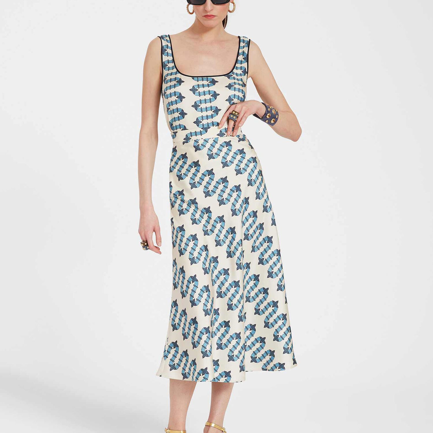 La Doublej Lungomare Skirt In Scirocco Ivory