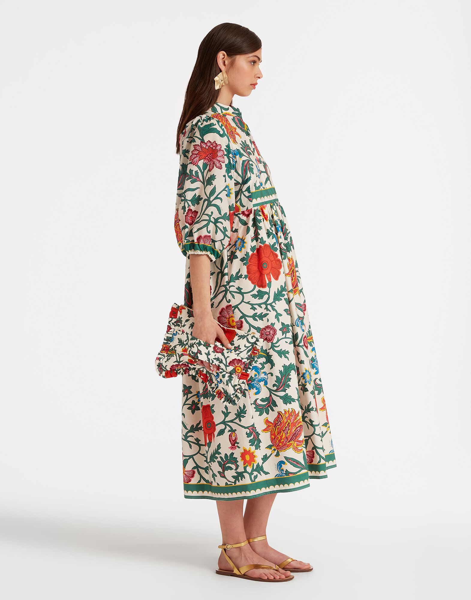 La DoubleJ Portofino Dress Dragonflower Multicolor DRE0374COT039DRE01MU01