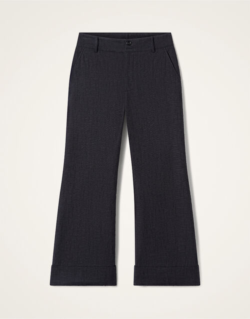 La DoubleJ Hendrix Pants Solid Black TRO0014COT005SOLIDBL01