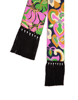LaDoubleJ Flapper Tight Double Scarf LaDoubleJ Flapper Tight Double Scarf Carnevale/Lisboa Rosa SCA0012SIL001VAR0012