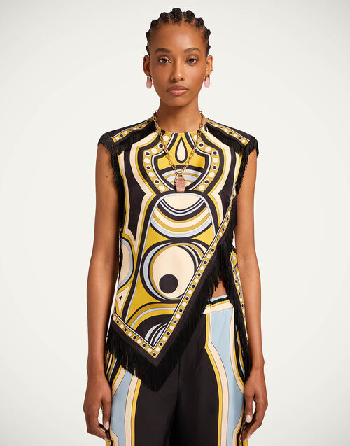 La DoubleJ Scarf Top Sanctuary Plac&eacute;e Gold TOP0160SIL006SAC02YE05