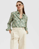 La DoubleJ Boy Shirt La DoubleJ Boy Shirt Fans Mint SHI0001SIL001FAN01GR11