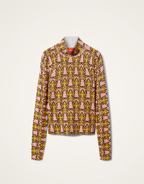 La DoubleJ Silky Turtleneck Herald Fuchsia PUL0236KNI143VA328PI03