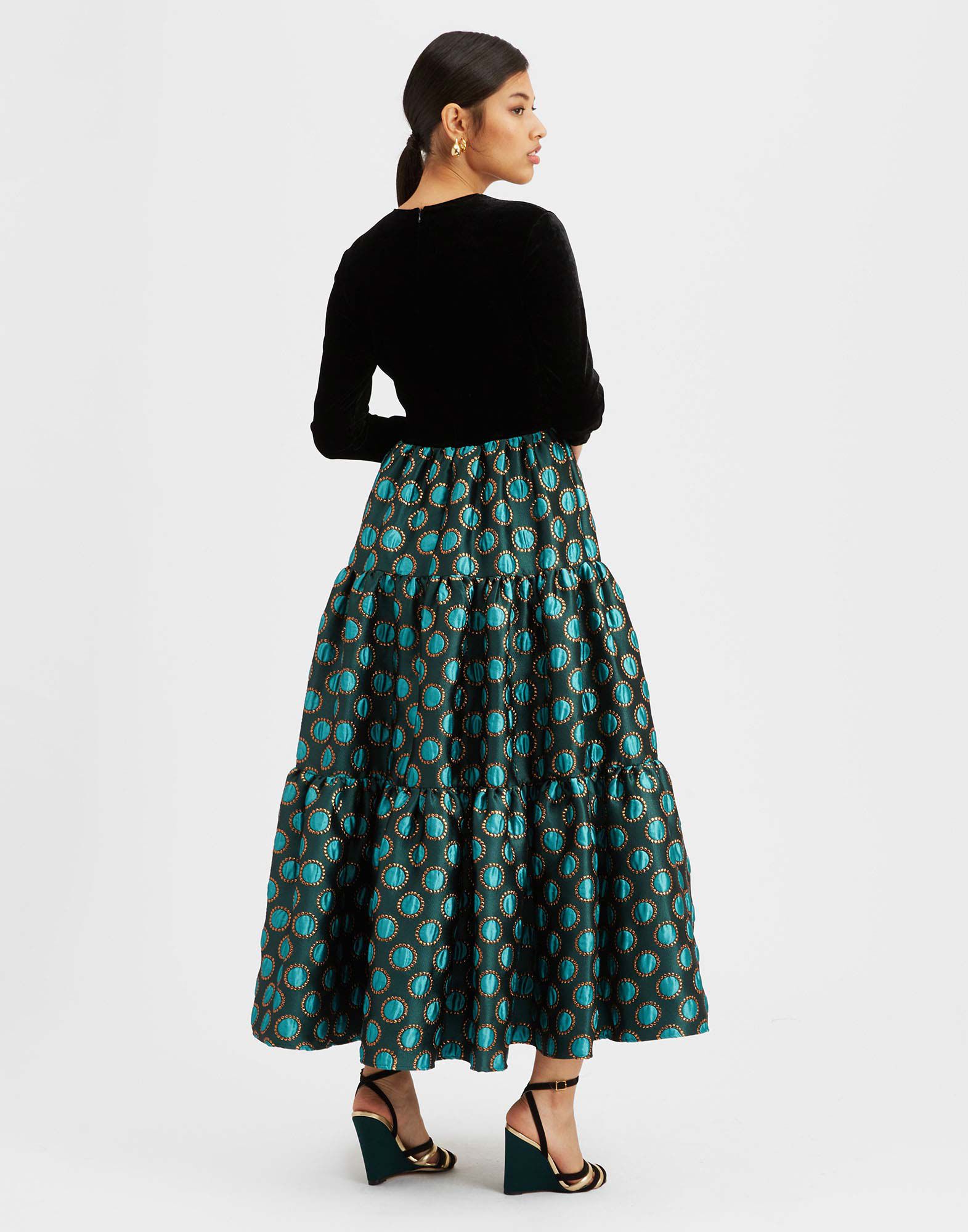 Big Dress in Winter Sun Emerald for Women La DoubleJ