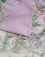 La DoubleJ Foulard 120 La DoubleJ Foulard 120 Heath Placée Mint SCA0049MOS001HEA03GR11