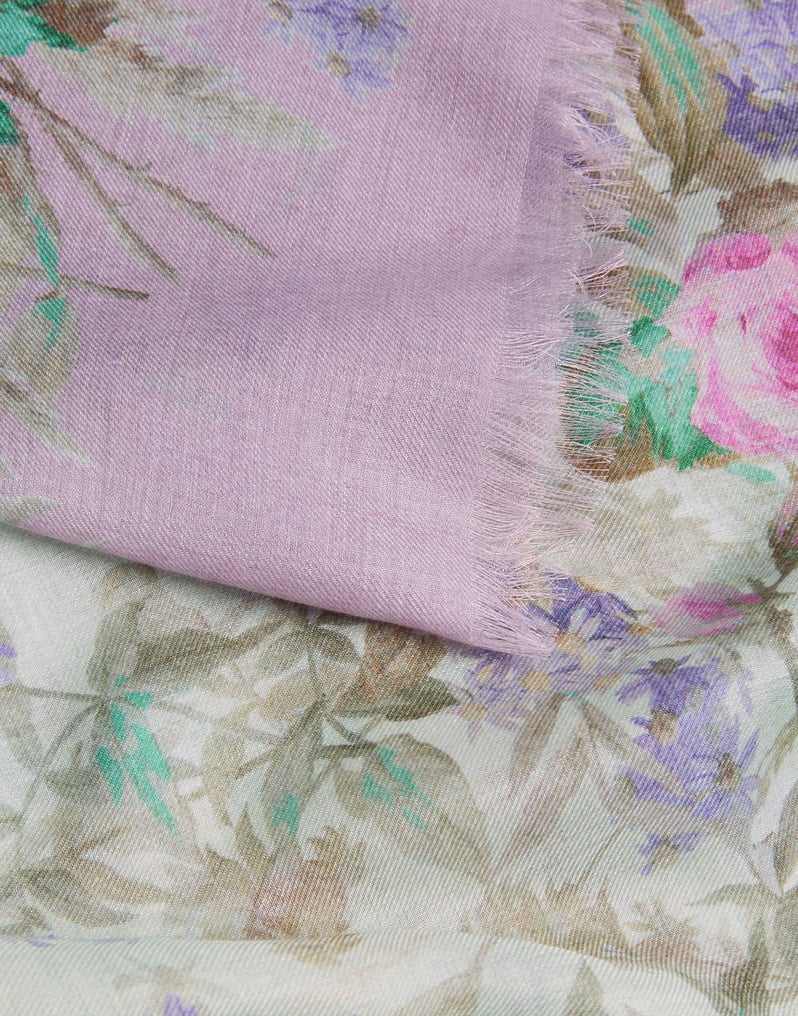 La DoubleJ Foulard 120 La DoubleJ Foulard 120 Heath Placée Mint SCA0049MOS001HEA03GR11