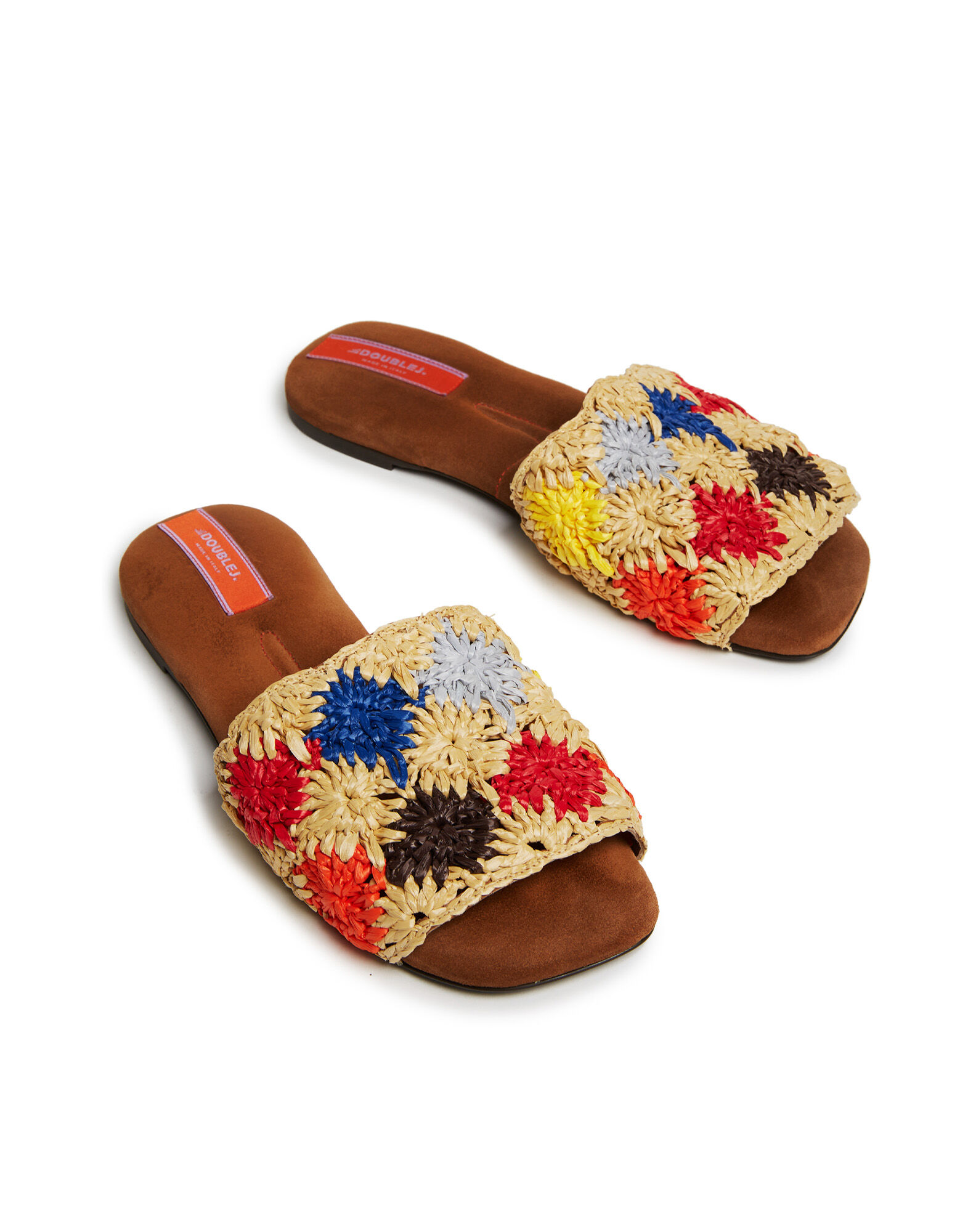 サンダル・ミュール ^MACMOC^ 3Color Basic Feminine Fudge Sandals 5Cm Loopha Crochet Sandal in Multicolor Grigio for Women | La DoubleJ US