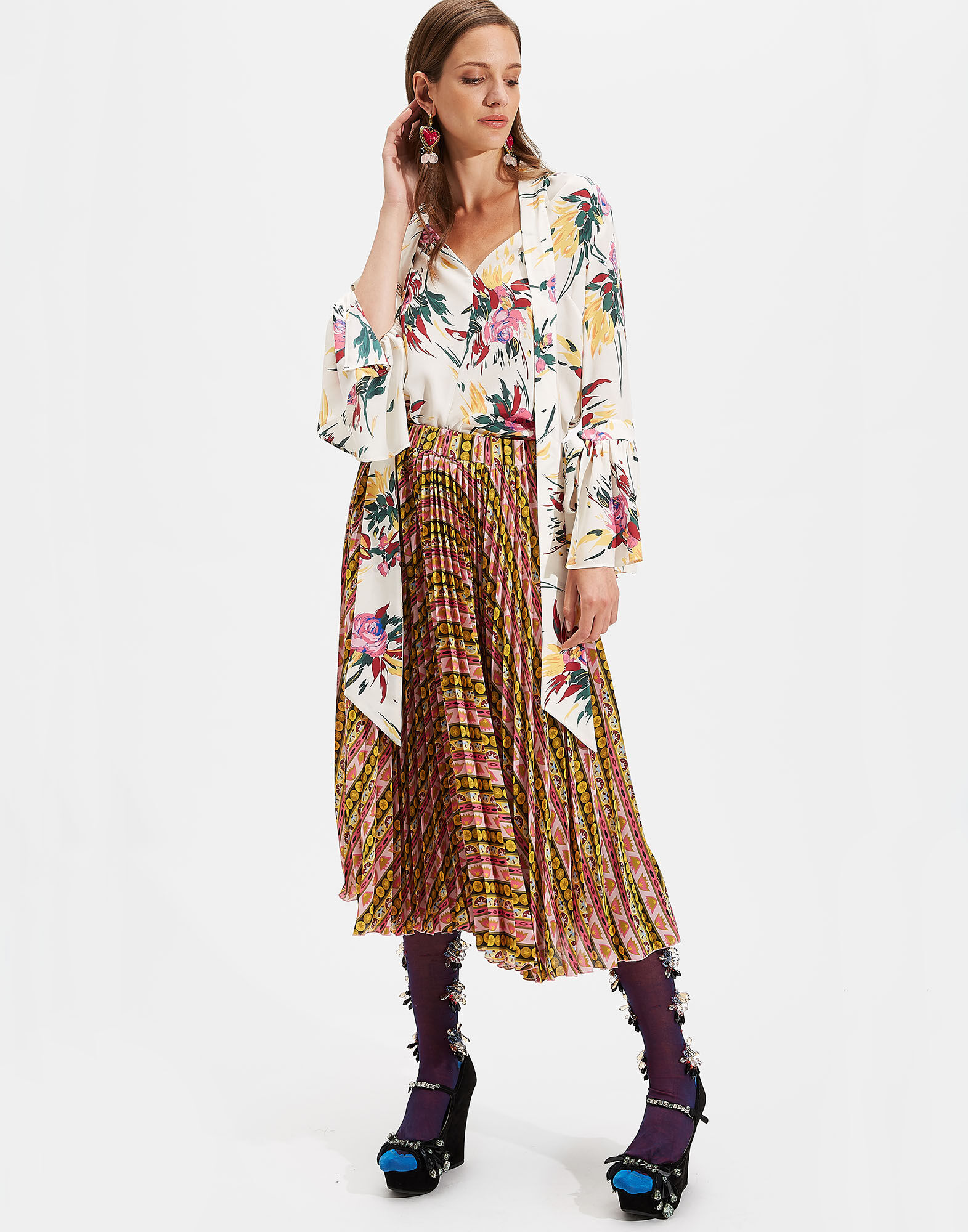 LaDoubleJ Happy Wrist Top Breezy Bianco SHI0011CRE001BRZ0003