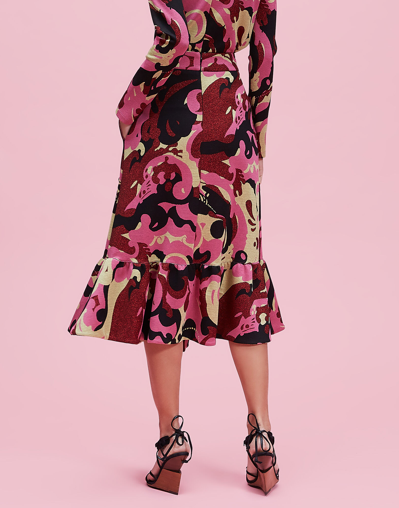 LaDoubleJ Jazzy Skirt Meraviglia Rosso SKI0021JAC017MER0004