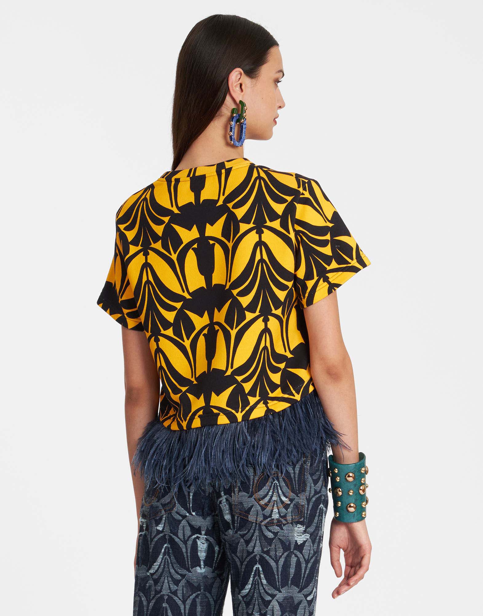 La DoubleJ La Scala Tee Papyrus Gold TSH0026JER031PAY01YE05