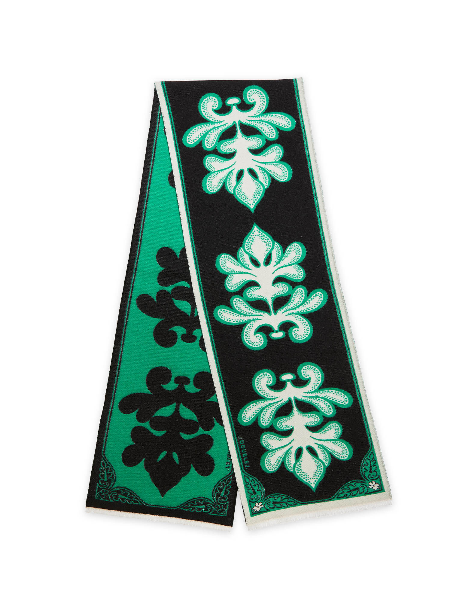 La DoubleJ Herald Scarf 30 Herald Black SCA0057WOL025VA323BL01