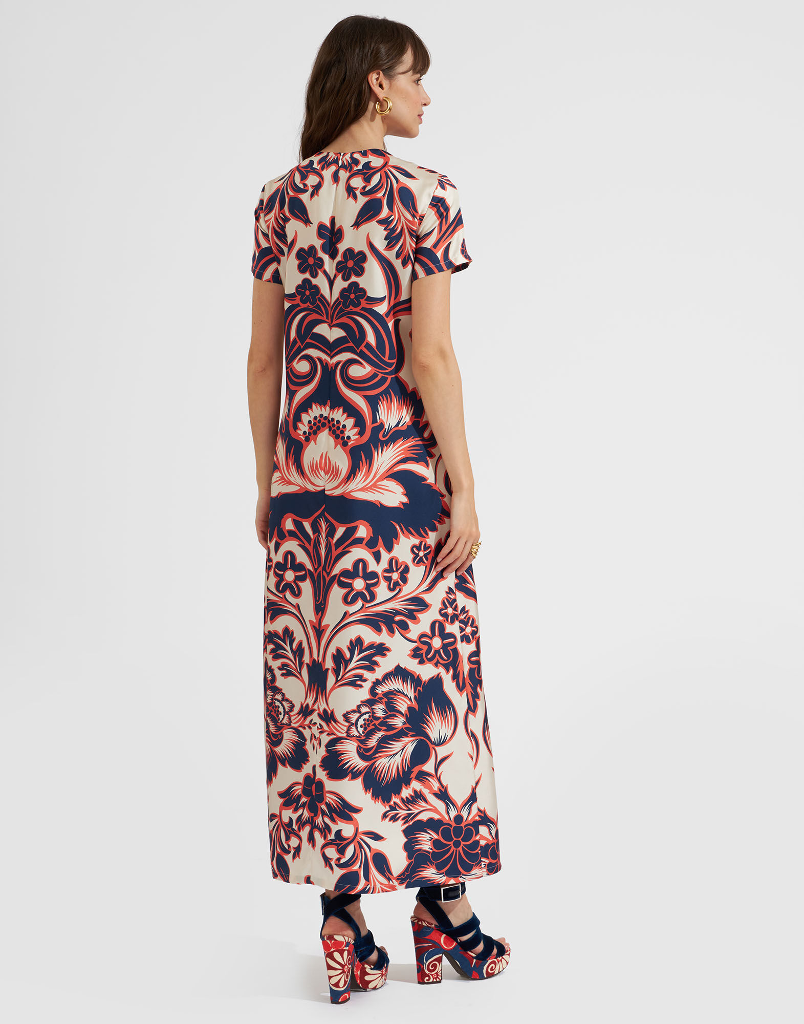 La DoubleJ Swing Dress Va-Va Plac&eacute;e White DRE0001SIL001VAV01WH01