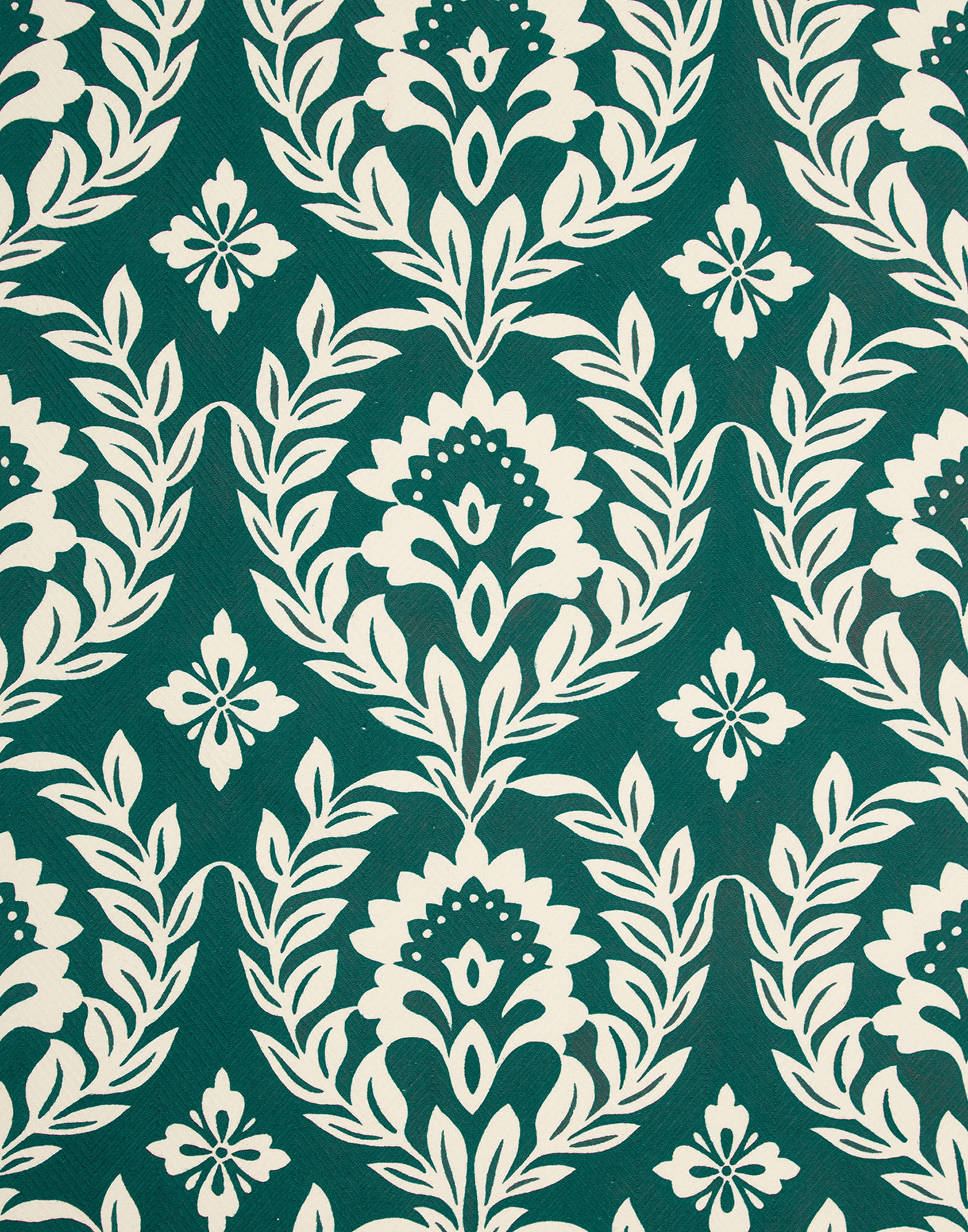 La DoubleJ Herringbone Runner Green Garland RUN0001COT040GRL0005