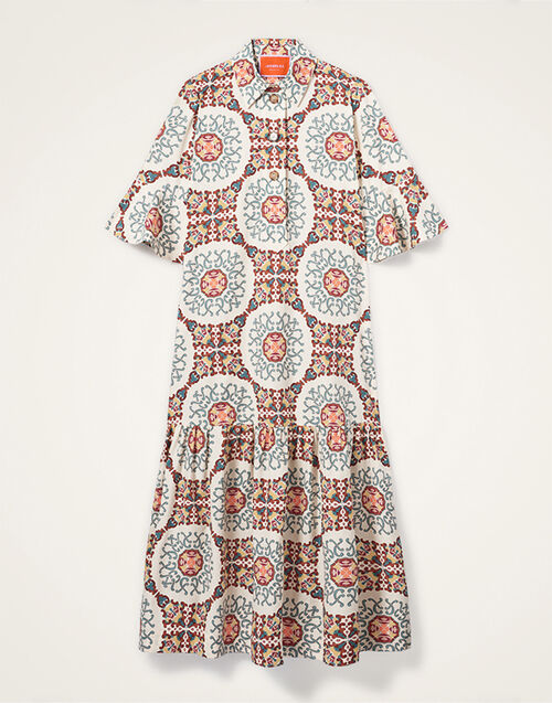 La DoubleJ Artemis Dress Ballata Ivory DRE0176COT039BAL01WH04