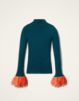 La DoubleJ High Kick Top La DoubleJ High Kick Top Blue PUL0167KNI091VA196BU05