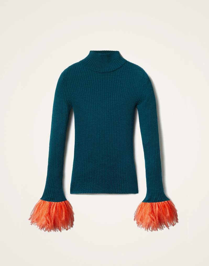 La DoubleJ High Kick Top La DoubleJ High Kick Top Blue PUL0167KNI091VA196BU05