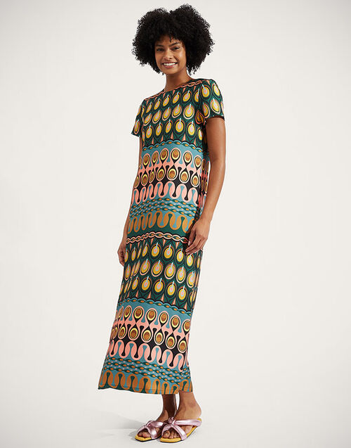 La DoubleJ Swing Dress Rio Verde DRE0001SIL001RIO0002