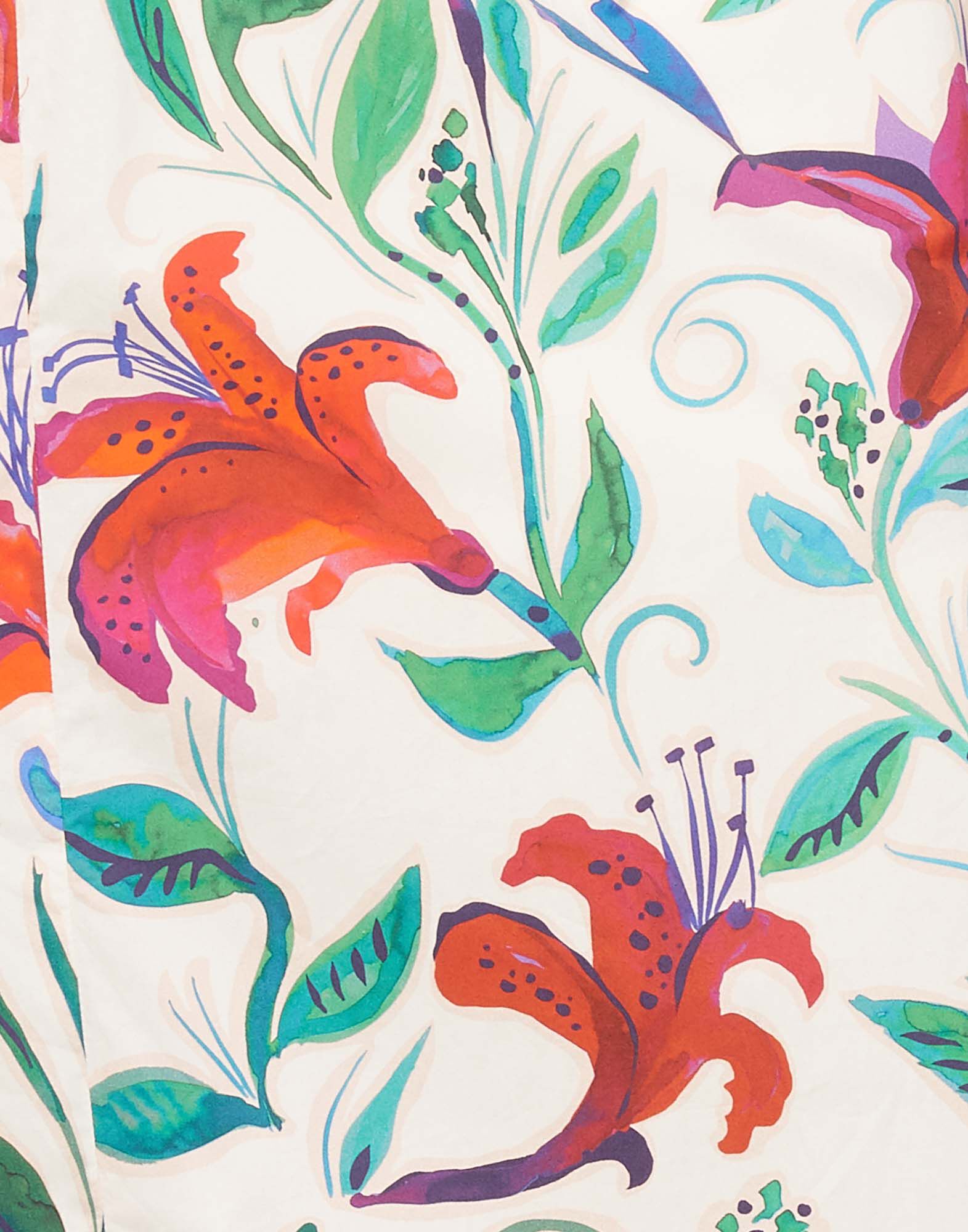 La DoubleJ Capalbio Dress White Lily DRE0320COT001LIY0002