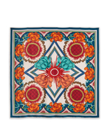 La DoubleJ Scarf Double (90X90) La DoubleJ Scarf Double (90X90) Taormina Placée Ivory SCA0039SIL006LRT01WH04