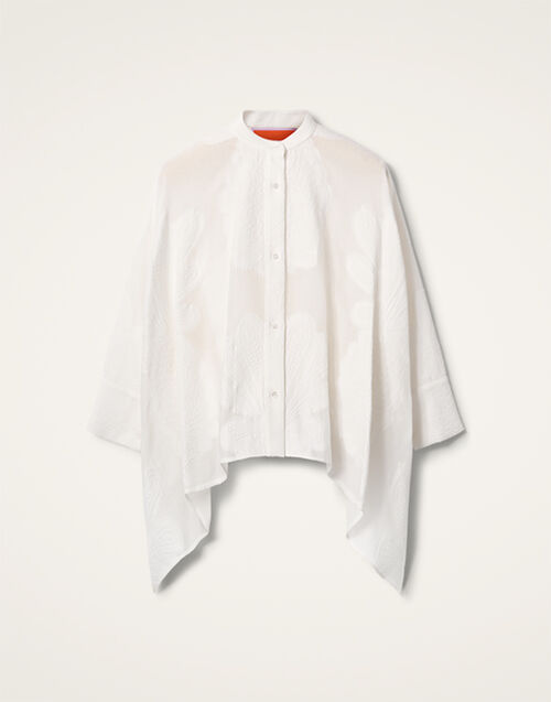 La DoubleJ Foulard Shirt Pineapple Lace SHI0075JCQ046PNP21WH01