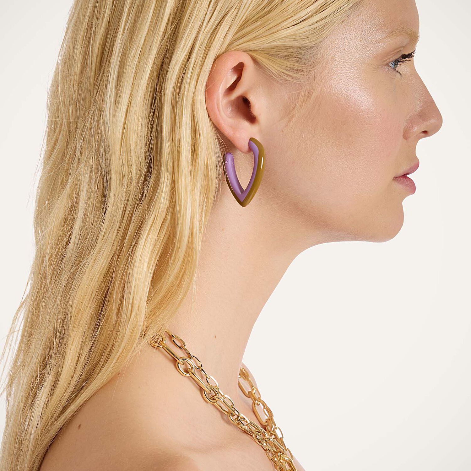 La Doublej Dew Earrings Bicolor Mini