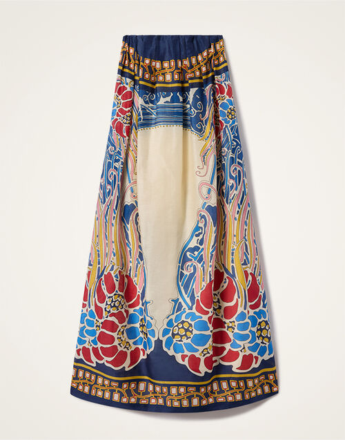 La DoubleJ Filter Dress Lemuria Placée Blue DRE0902LIN010LEM02BU03