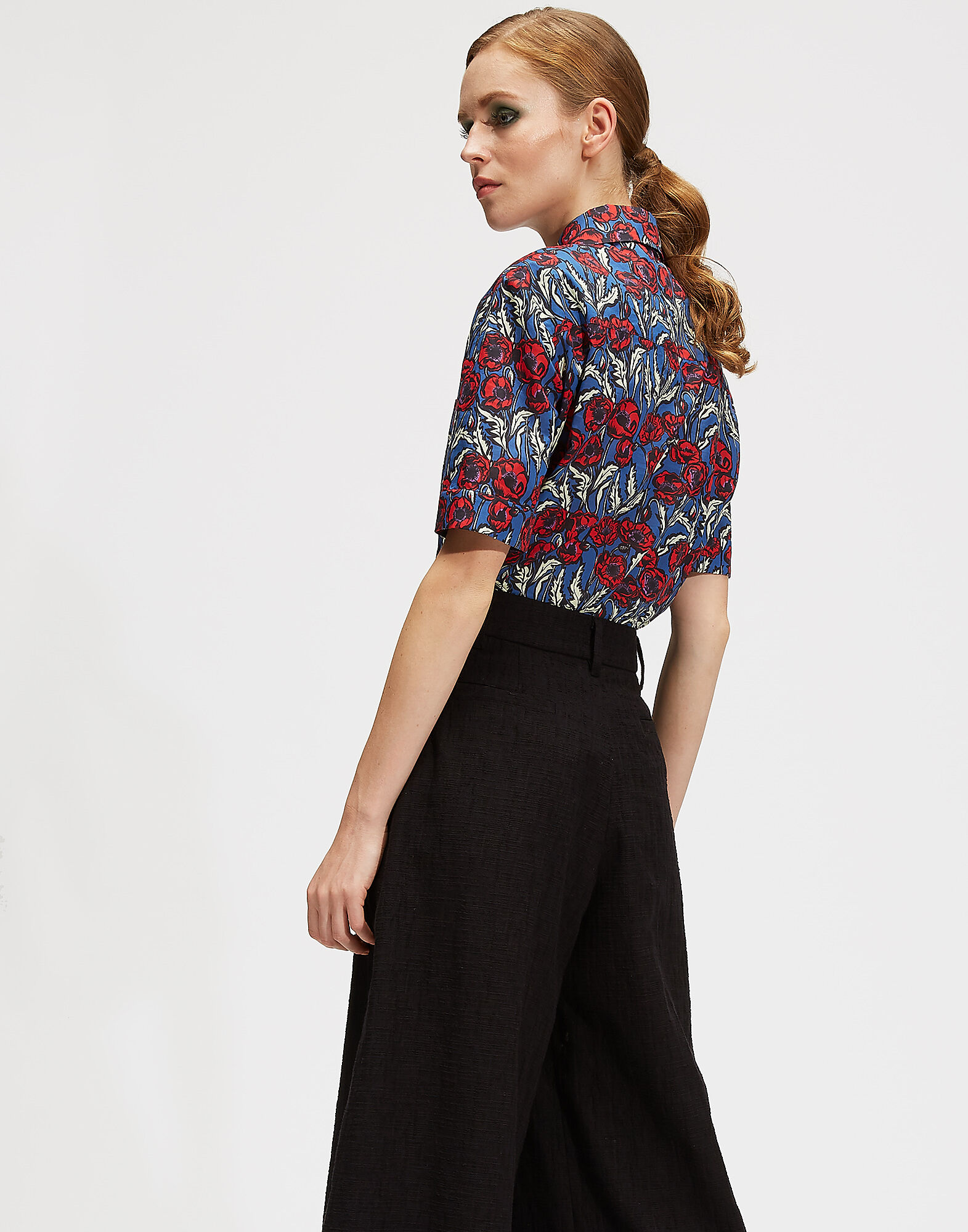 LaDoubleJ Clerk Shirt Blooms SHI0020COT003PFI0002