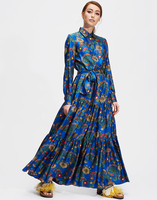 LaDoubleJ Bellini Dress LaDoubleJ Bellini Dress Thistle Blu DRE0016SIL001THI0002