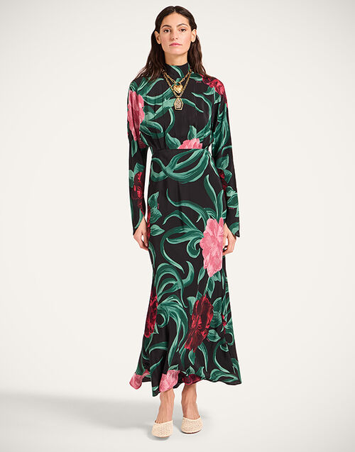 La DoubleJ Gilda Dress Peony Black DRE0987CRE001PEO05BL01