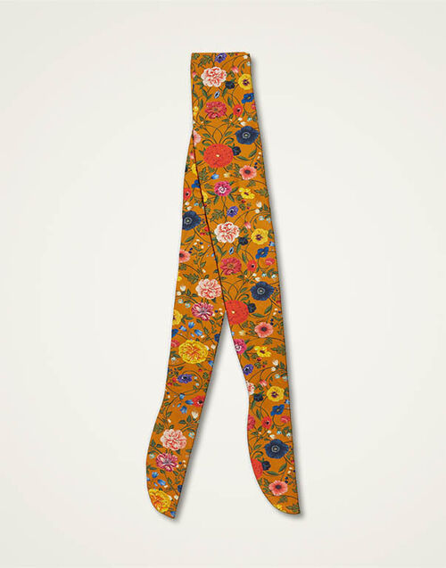 La DoubleJ Printed Tights Botticelli Rust SOC0013NYL008CEL01OR04