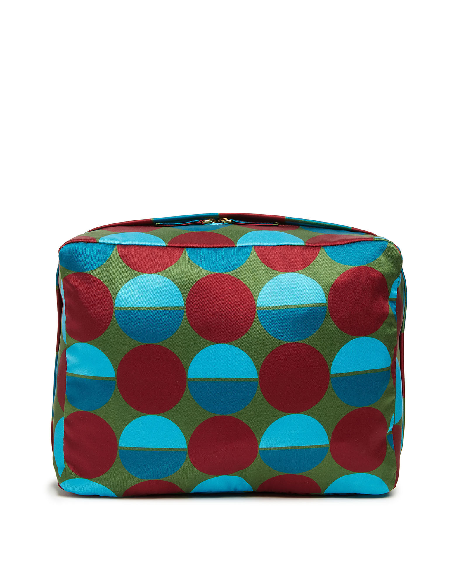 La DoubleJ Beauty Case Sfere Grandi Verde BAG0044RAS006SFE0015