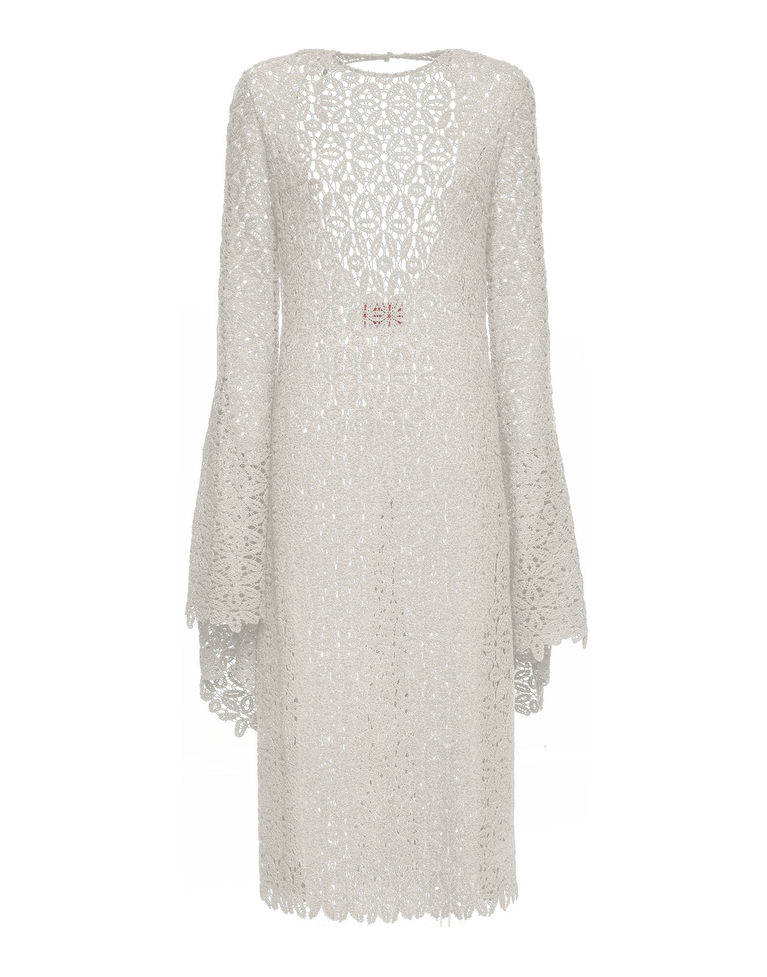 La DoubleJ Costiera Dress Solid White DRE0485LAC002SOLIDWH01