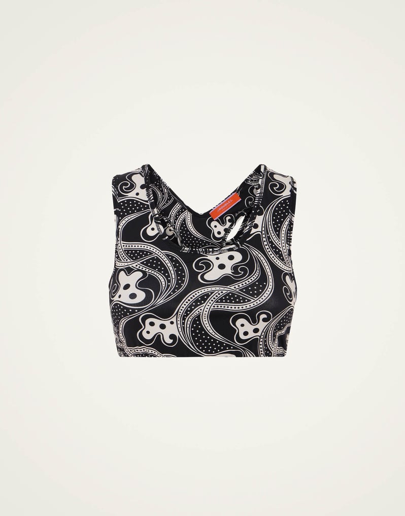 La DoubleJ Magica Bra La DoubleJ Magica Bra Aperol Black & White TOP0142JER049APE01BL03