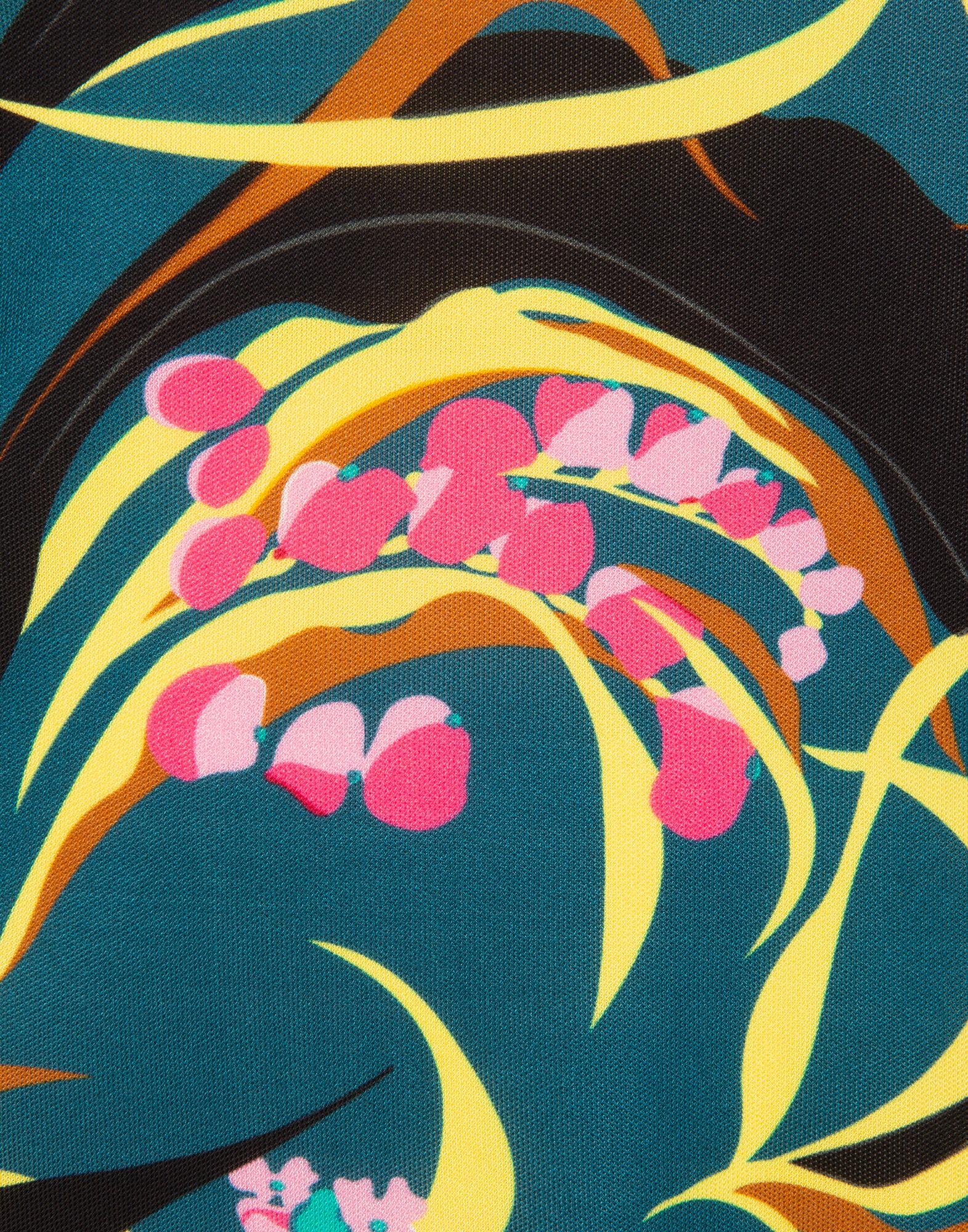 LaDoubleJ Turtleneck Windy Flowers Blu SHI0030JER003WIN0002