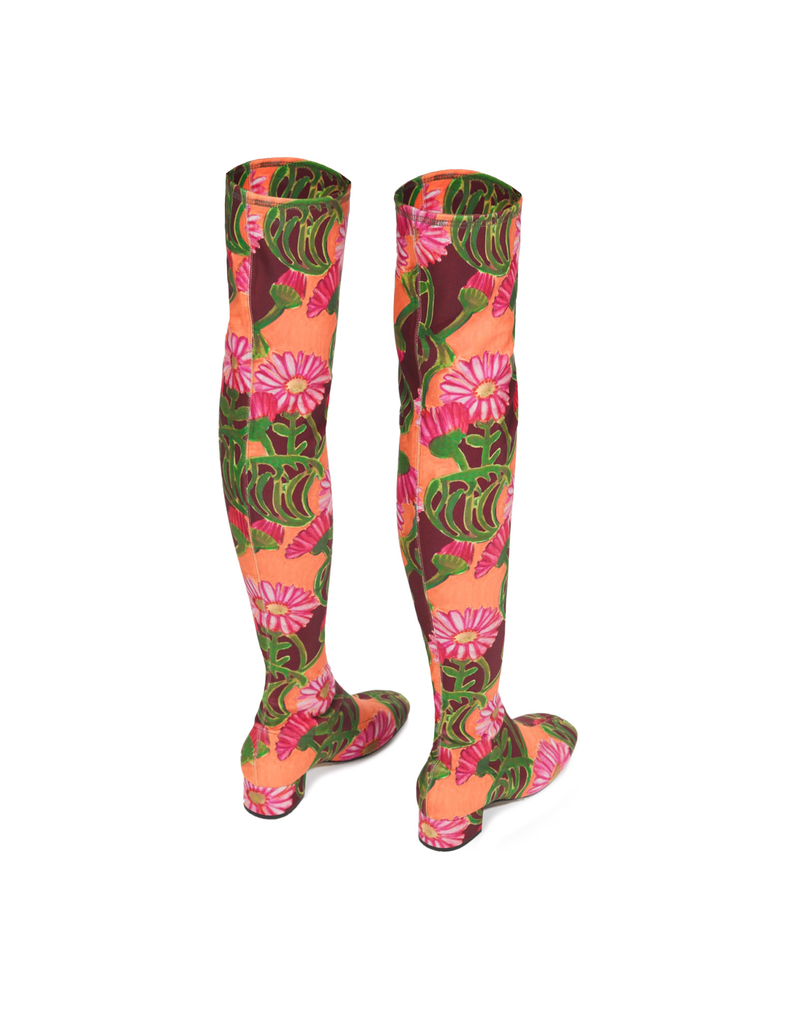 La DoubleJ High Boots Stretch La DoubleJ High Boots Stretch Orange Gerber SHO0031LYC005GER0007