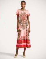 La DoubleJ Super  Swing Dress La DoubleJ Super  Swing Dress Cornucopia Pink DRE1014PAI015CRN04PI11