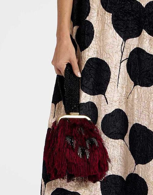 La DoubleJ Palazzo Mini Bag La DoubleJ Palazzo Mini Bag Fuzzy Leopard Black BAG0072EMB077LEO03BL01