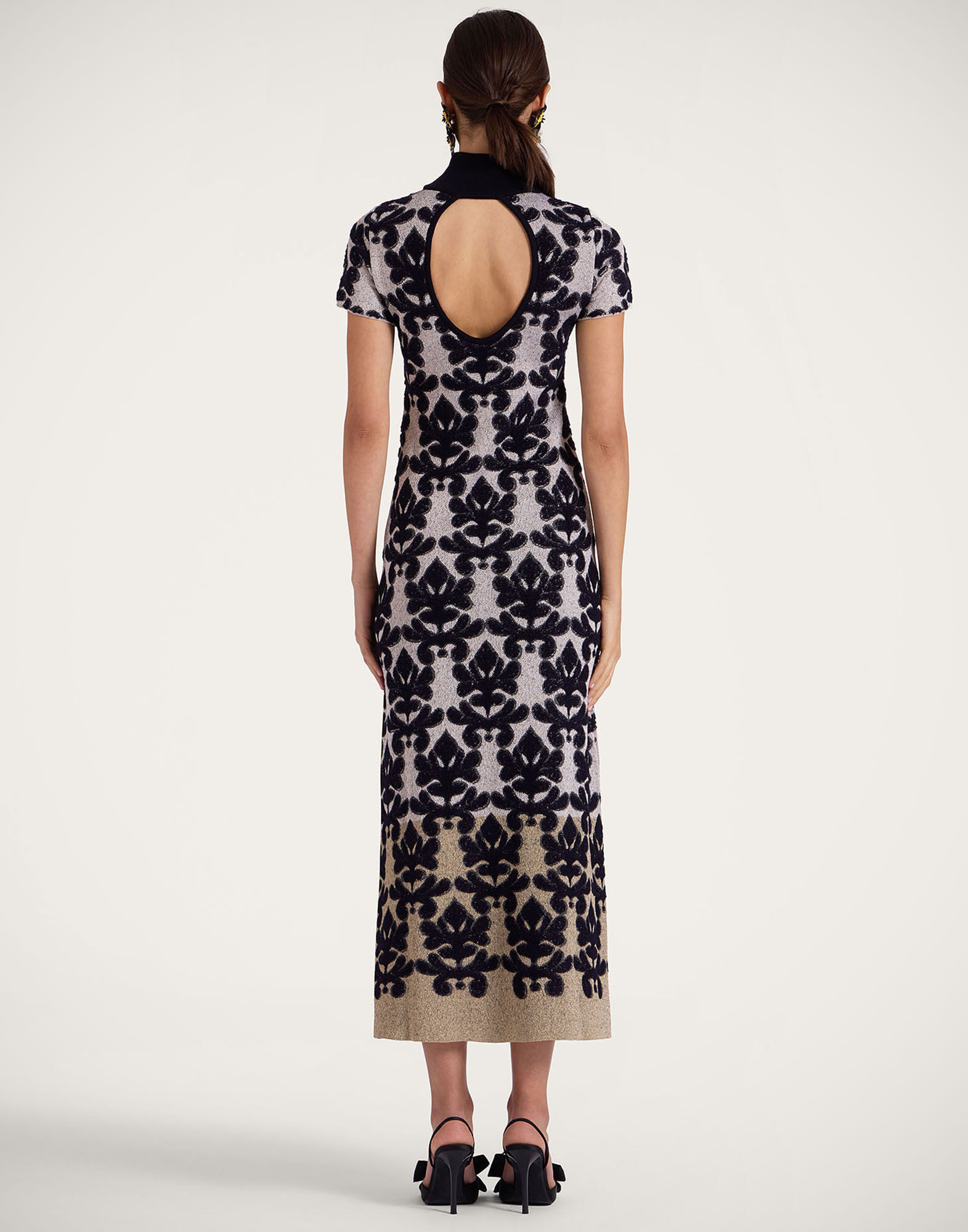 La DoubleJ Herald Long Dress Herald Silver DRE0822KNI133VA309GY04