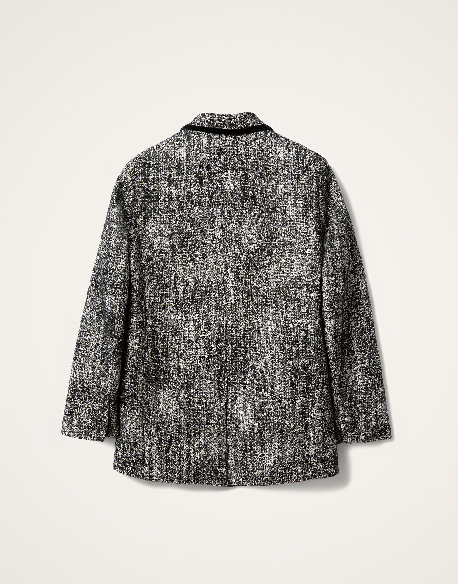 La DoubleJ Jagger Jacket Solid Black & White JAC0154WOL031SOLIDBL03