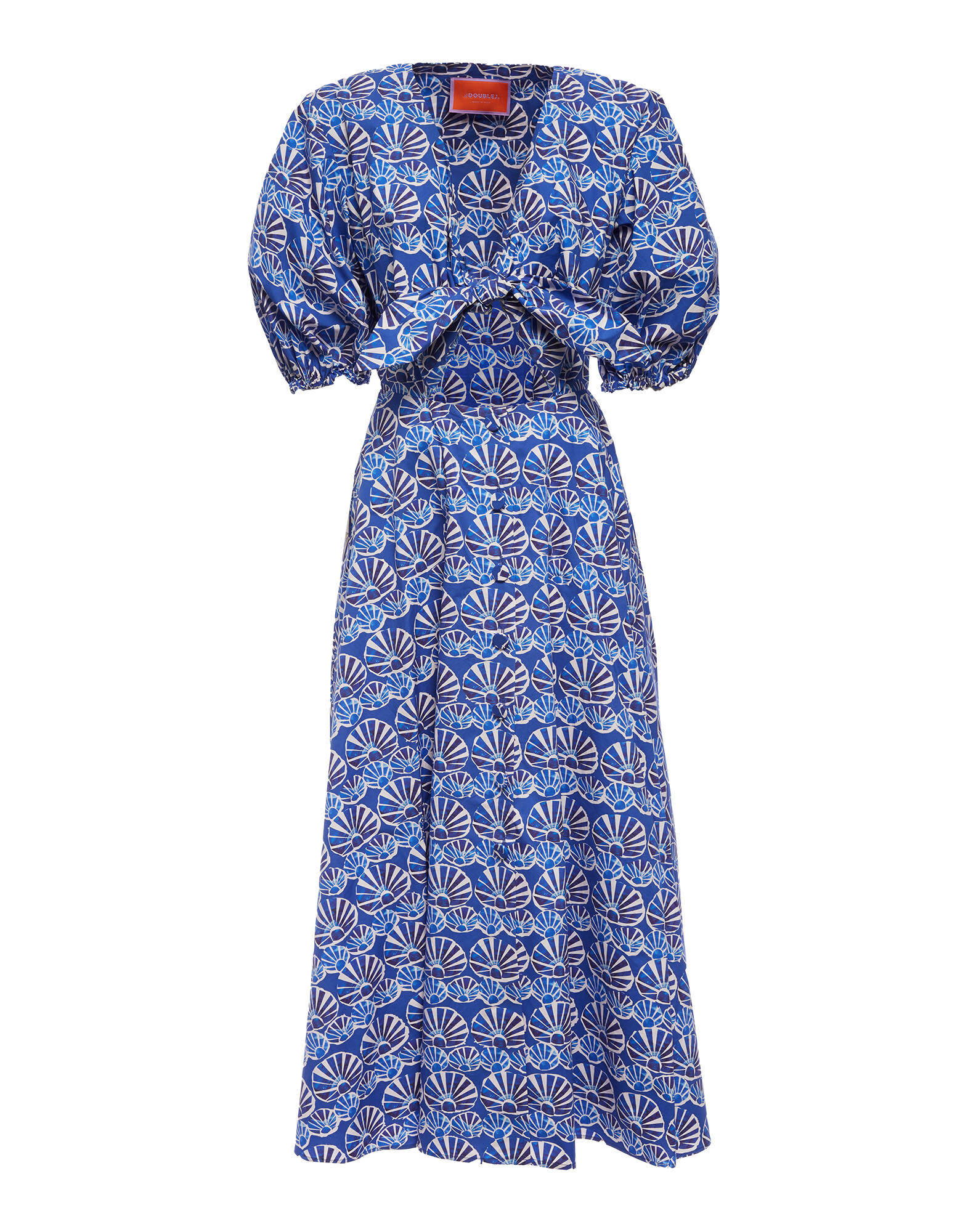 La DoubleJ Peek-A-Boo Dress Conchiglie DRE0356COT001COH0001