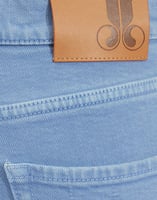 La DoubleJ Fancy Crop Jeans (With Feathers) La DoubleJ Fancy Crop Jeans (With Feathers) Light Blue TRO0097DEN001SOLIDBU01