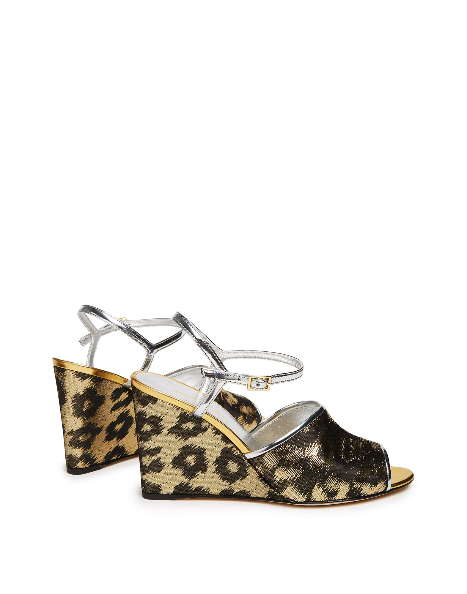 La DoubleJ Open Wedge Leopard Chine' SHO0041JAC041LEC0001