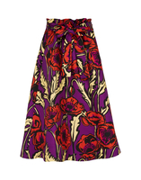 LaDoubleJ Sardegna Skirt LaDoubleJ Sardegna Skirt Big Blooms Viola SKI0043CAD001PFI0004