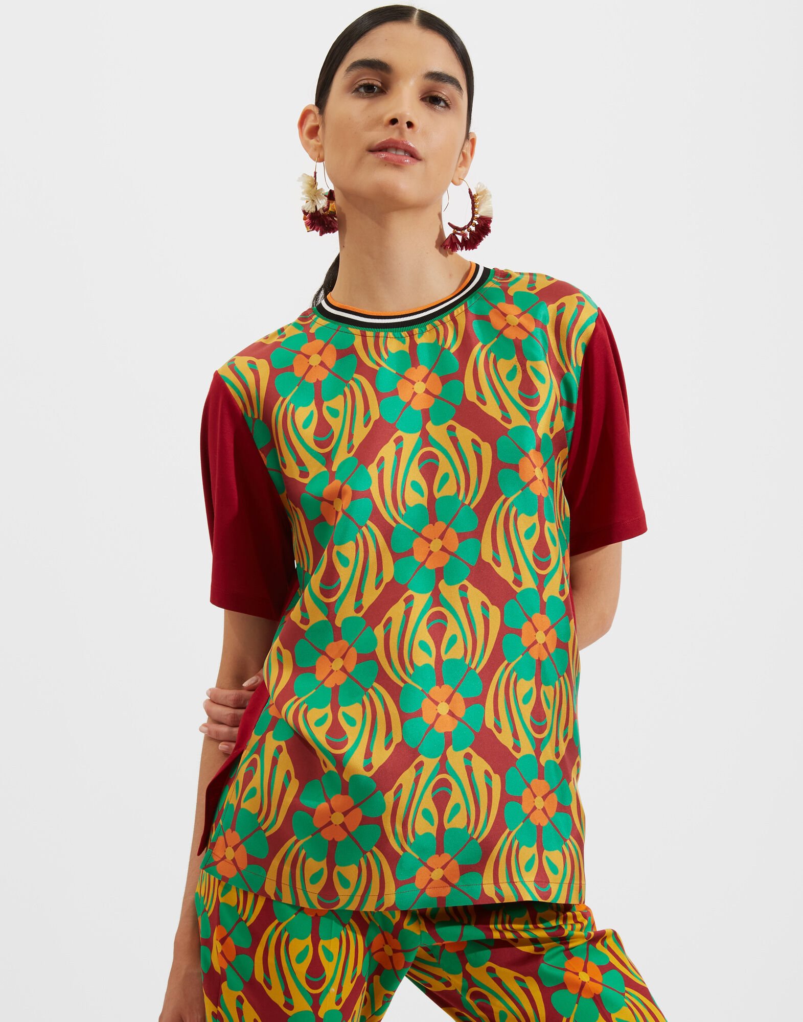 La DoubleJ Sciura T-Shirt Clover TOP0033SIL001CLO0003