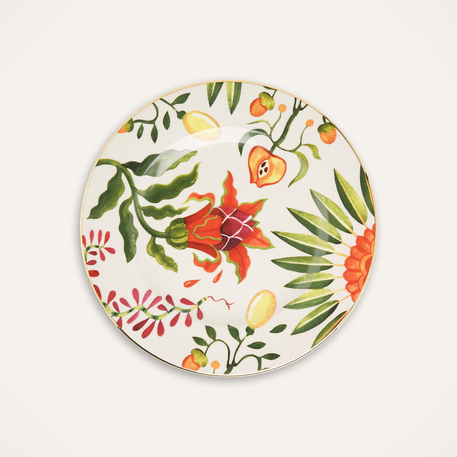  La Doublej Plates Women - Dinner Plates Set Of 2 Eden One Size 100% Porcelain 