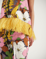 La DoubleJ La Scala Top (With Feathers) La DoubleJ La Scala Top (With Feathers) Big Flower TOP0013COT005BFL0001
